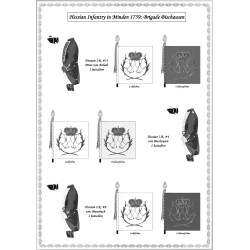 Minden - Allied Army: Uniforms and Flags