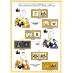 Minden - Allied Army: Uniforms and Flags