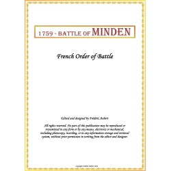 Minden - Orders of battle