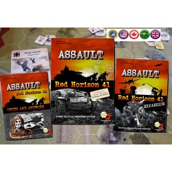 Assault : Bundle of 3 Products Game + Booklet + Expansion (Assault! Game System)