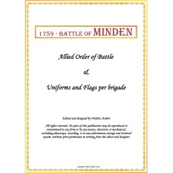Minden - Orders of battle