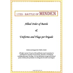 Minden - Ordre de Bataille