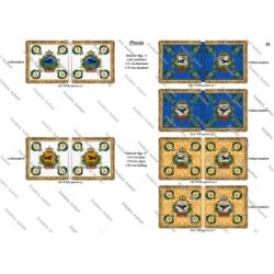 Prussian Army - Cavalry: Flags to Print (13 plates)