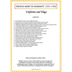 Armée Française en Allemagne "Cavalry" - Uniformes & Drapeaux 1757-1762