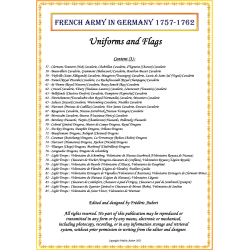 French Army in Germany - Uniforms and Flags 1757-1762