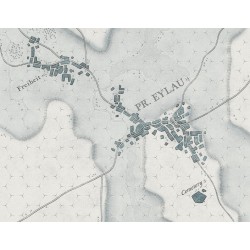 Battles of Napoleon: EYLAU 1807 Mounted maps
