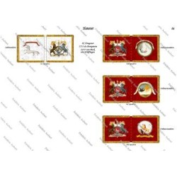 Hanoverian Army: Flags to Print (17 plates)