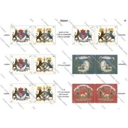 Hanoverian Army: Flags to Print (17 plates)