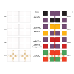 French Army in Germany: Flags to Print (56 plates)