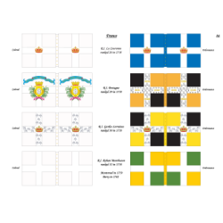 Armée Française en Allemagne: Drapeaux à Imprimer (56 planches)