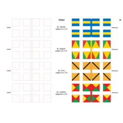 French Army in Germany: Flags to Print (56 plates)