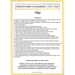 Armée Française en Allemagne: Drapeaux à Imprimer (56 planches)