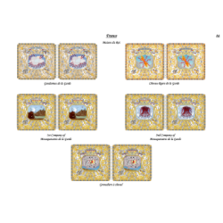 French Army - Garde + Infantry: Flags to Print (28 plates)