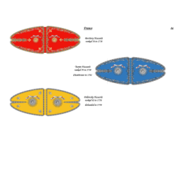 French Army - Cavalry + Light troops: Flags to Print (28 plates)