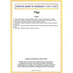 French Army - Cavalry + Light troops: Flags to Print (28 plates)
