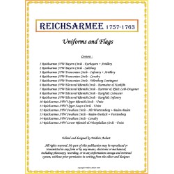 Reichsarmee 1757-1763 Uniforms and Flags: Content